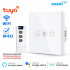 Tuya WiFi + RF Fan Speed Control Smart Touch Switch (White)